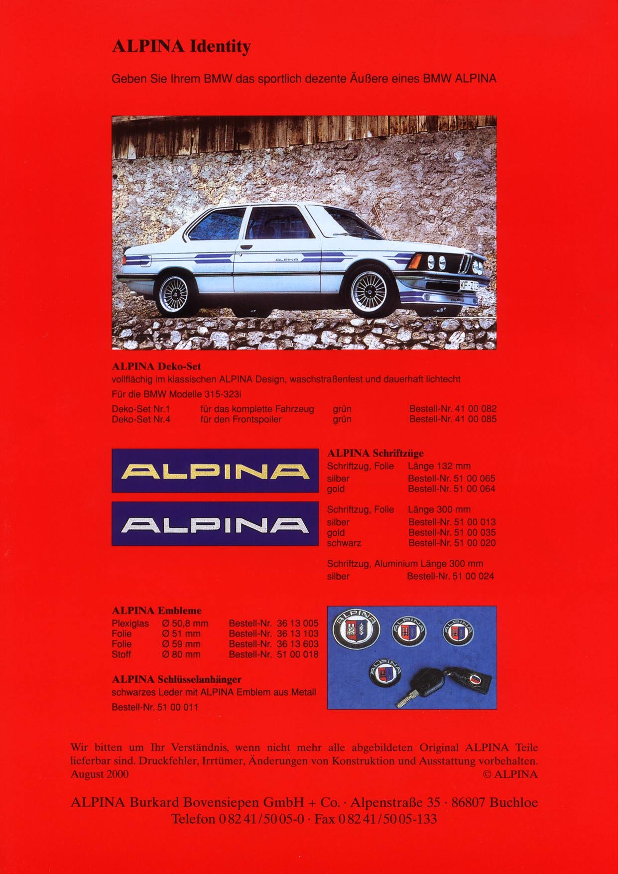 ALPINA BMW E21 — imagen 4 del catálogo oficial