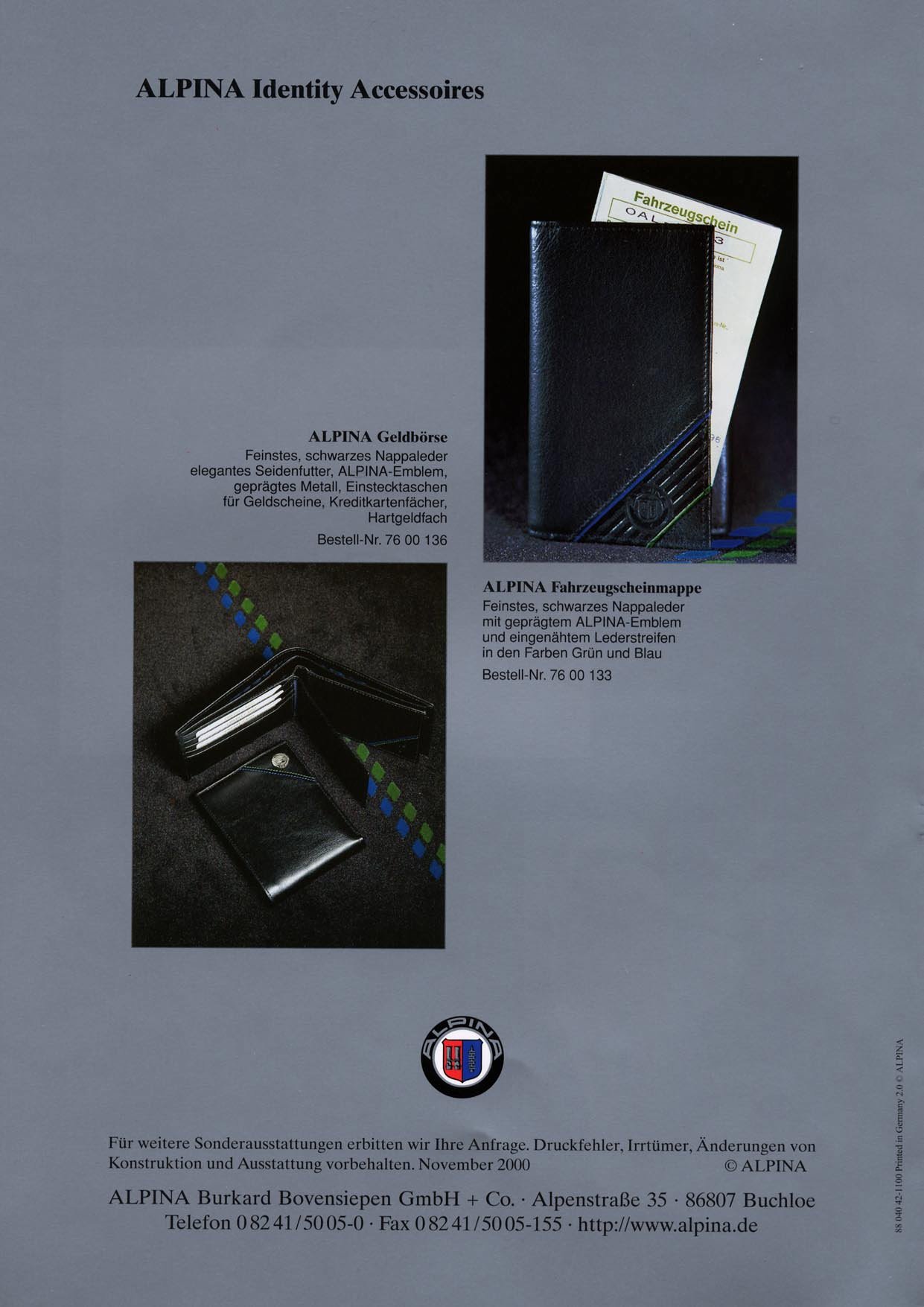 ALPINA BMW E31 — imagen 8 del catálogo oficial