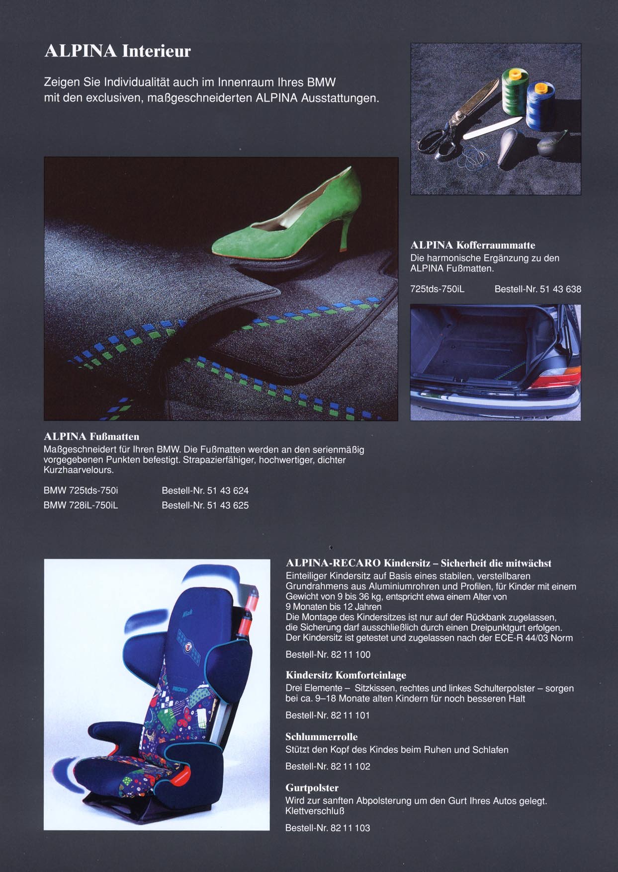 ALPINA BMW E38 — imagen 6 del catálogo oficial